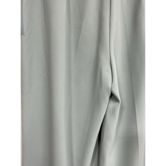 HOUSE OF HARLOW 1960 X REVOLVE High Rise Wide Leg Pleated Trousers Sz 6 Seafoam - Picture 7 of 11
